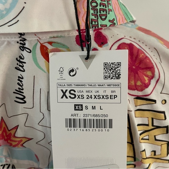 NWT Zara Women Dress Size XS - Picture 6 of 6